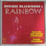 Ritchie blackmore's rainbow - man on the silver mountain / snake charmer - 45 tours france 1975, hard ...