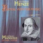 Royal winter music : sonates nos. 1 & 2 pour guitare d'apr�s des personnages de shakespeare