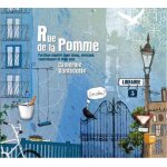 Rue de la pomme, partition chante pour piano, pinceaux contrebasse et deux voix