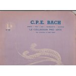 Sonate en r� majeur pour fl�te et basse chiffr�e - trio en si mineur pour fl�te, violon et basse chiffr�e ...