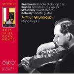 Sonates pour violon de beethoven, brahms, stravinski & debussys