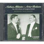 Sonates pour violon et piano de beethoven, brahms & partita de bach milstein, violon & balsam, piano