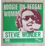 Stevie wonder - boogie on reggae woman / seems so long - vinyle 45 trs. belgique 1974 soul.