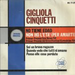 No tiene edad non ho l'eta per amarti (panzeri, nisa) - sei un bravo ragazzo (polito, migliacci) / ... No tiene edad non ho l'eta per amarti (panzeri, nisa) - sei un bravo ragazzo (polito, migliacci) / ...
