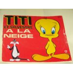 Titi a la neige. / titi en blanc.