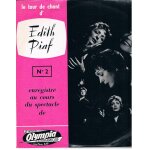 Le tour de chant d'edith piaf ( n2) en registr au cours du spectacle de l'olympia