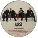U2 - new year's day part 1 - picture disc - disque vinyle - vinyle 33t - maxi single - format 12'' - ...