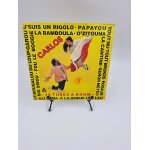 Vinyle 45 tours carlos : 14 tubes a boum (le bougalou du loup - garou / big bisou. . . ) avec fourreau ...