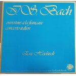 Vinyle. eric heidsieck. j s bach. ouverture a la fran�aise concerto italien.