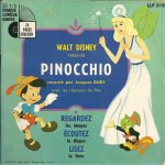 Walt disney pr�sente pinocchio avec les chansons du film: quand on prie la bonne etoile / sifflez tout ...