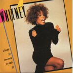 Whitney houston  where do broken hearts go / where you are  vinyle 45 t 17 cm - single - arista - records ...