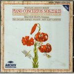 Wolfgang amadeus mozart: piano concertos nos. 22 & 23 - malcolm bilson / english baroque soloists / john ...