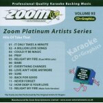 Zoom karaoke cd + g - platinum artists 93: take that