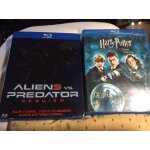 2 dvd blu - ray. aliens vs predator requiem et harry potter et l'ordre du phnix