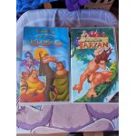 2 k7 vhs disney : kuzco et tarzan