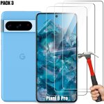 [3 pi�ces] verre tremp� pour google pixel 8 pro, protection d'ecran transparent anti - rayures - e. f. ...