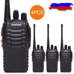 4 pi�ces baofeng bf - 888s talkie - walkie uhf bf888s radio bidirectionnelle cb radio set 888 s comunicador ...
