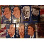 7 coffrets de 2 vhs gueules d etoiles ( montand x 2 - gabin x 2 - noiret - delon - belmondo )