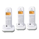 Alcatel e195s voice trio - t�l�phone sans fil - syst�me de r�pondeur avec id d'appelant - dectgap - (conf�renc ...