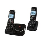 Alcatel xl280 voice duo - tlphone sans fil - systme de rpondeur avec id d'appelant - dect - noir ...