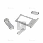 Alimentation + volume + sourdine boutons + tiroir sim set pour iphone 5 / 5s - argent