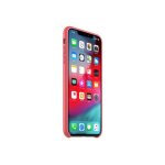 Apple - coque de protection pour t�l�phone portable - cuir - rose pivoine - pour iphone xs max
