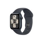 Apple watch se gps (2024) bo�tier en aluminium noir minuit 40mm avec bracelet sport minuit s / m
