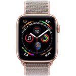 Apple watch series 4 sport 40mm (gps only) aluminium gold sport loop band pink