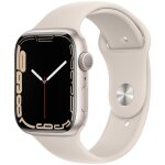 Apple watch series 7 (gps) - 45 mm - aluminium droit - montre connect�e avec bracelet sport - fluoro�lastom�re ...