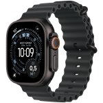 Apple watch ultra 3 gps + cellular 49mm boitier en titane noir avec bracelet oc�an noir