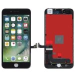 Assembl� vitre tactile + ecran lcd sur ch�ssis pr�mont� pour apple iphone 8 plus 5. 5  noir