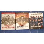 Blu ray francais boitiers m�tal expendables 1 expendables 2 expendables 3 avec sylvester stallone