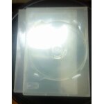 Boitier dvd occasion, transparent, noirs et bleu