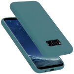 Cadorabo housse compatible avec samsung galaxy s8 plus en liquid green - etui de protection en silicone ...