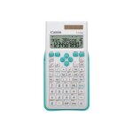 Canon f - 715sg - calculatrice scientifique - 10 chiffres + 2 exposants - panneau solaire, pile - blanc ...