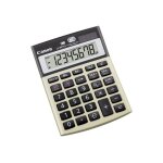 Canon ls - 80teg - calculatrice de bureau - 8 chiffres - panneau solaire, pile - argent m�tallique