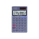 Casio sl - 320ter + - calculatrice de poche - 12 chiffres - panneau solaire, pile