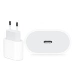 Chargeur adaptateur secteur usb - c 20w blanc compatible pour iphone 14 - visiodirect -