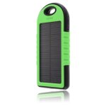 Chargeur solaire waterproof vert