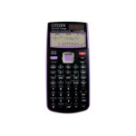 Citizen sr - 270x college - calculatrice scientifique - 10 chiffres + 2 exposants - panneau solaire, ...