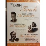 Coffret 3 concerts ricky martin / julio iglesias / luciano pavarotti