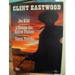 Coffret . 3. western. clint. eastwood. joe kidd, l'homme des hautes plaines, sierra torride