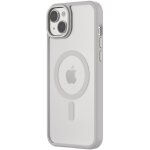 Coque bumper qdos iphone 15 plus magsafe hybrid snap blanc