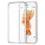 Coque bumper en tpu caoutchouc anti - choc pour apple iphone 8 plus / 7 plus, transparent