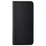 Coque clapet folio avec fente pour cartes & support pour huawei mate 20 pro, noir