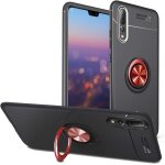 Coque pour huawei p20 pro avec anneau rotatif a 360 degrs doux slim fit housse en silicone coque ultra ...