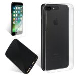 Coque de protection transparente pour iphone 7 plus + film protecteur verre tremp� d�di� + batterie externe ...
