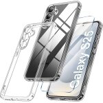 Coque pour samsung galaxy s25 silicone transparente angles renforces + verre trempe little boutik© Coque pour samsung galaxy s25 silicone transparente angles renforces + verre trempe little boutik©