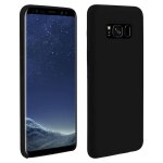 Coque samsung galaxy s8 silicone semi - rigide mat finition soft touch noir Coque samsung galaxy s8 silicone semi - rigide mat finition soft touch noir