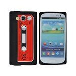 Coque samsung i9300 galaxy s3 motif cassette noir rouge Coque samsung i9300 galaxy s3 motif cassette noir rouge